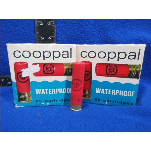 28 Ga. 2 3/4" 4 Shot Cooppal Shotshells (Pick Up or Ship by UPS Only)