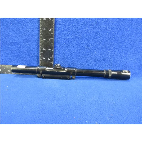 Vintage Marksman 4x15 Scope with 1 Piece Ring Mount - 3/4" Tube