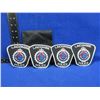 Image 1 : Collector Badges - 4 Lacombe Police Service Arm Badges
