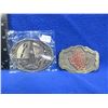 Image 1 : 2 Belt Buckles - Big Valley '85 and Oil:Leduc No. 1 (# 254)