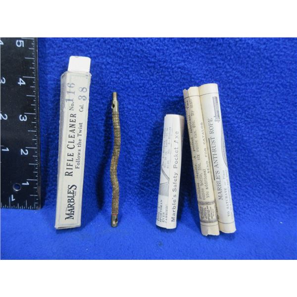 Vintage Marble's Rifle Cleaner - Follows the Twist - No. 116, 38 Cal.