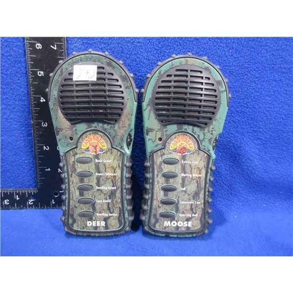 2 Cass Creek Game Calls - Deer & Moose - Tested Working