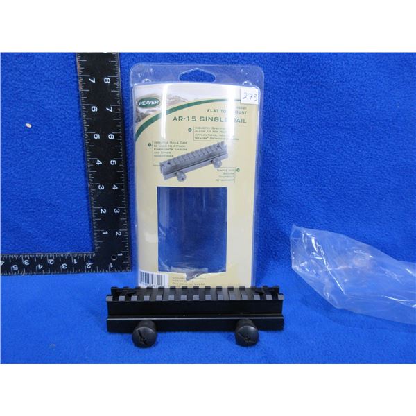 NEW - Weaver AR-15 Single Rail Flat Top Mount # 48321