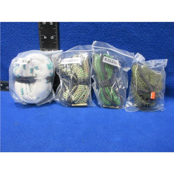 NEW - 4 Pull Thrus - 12 Ga., 22 Cal., 30 Cal., 38 Cal./9MM