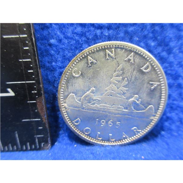 1965 Canada One Dollar Coin - .800 Silver