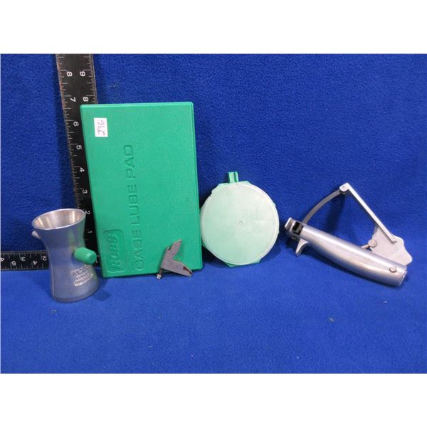 RCBS Powder Trickler, Case Lube Pad and Hand Priming Tool with Tray