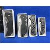 Image 2 : 4 Folding Lock Blade Knives - Frost Cutlery - Appear Unused