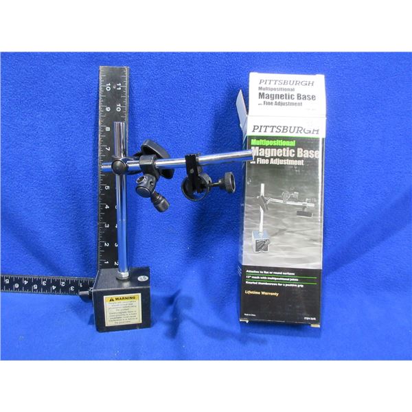Pittsburgh Multipositional Magnetic Base with Fine Adjustment