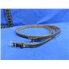 Image 1 : 2 Vintage Leather Belts - 58" Length x 3/4" Wide