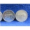 Image 3 : 4 - 1967 Canadian 25 Cent Coins - .800 Silver