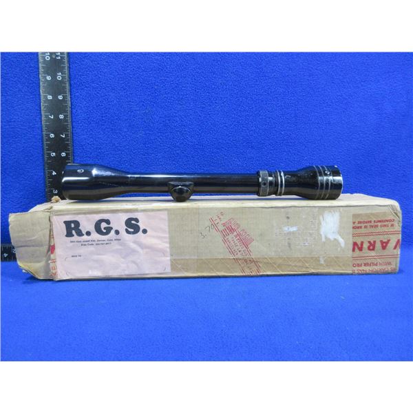 Redfield 3x-9x Wide Angle Scope - Appears Clear but Duplex Reticle is Damaged