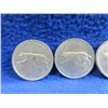 Image 2 : 4 - 1967 Canadian 25 Cent Coins - .800 Silver
