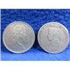 Image 2 : 2 - Canadian 25 Cent Coins - 1967 and George V (Date Illegible)