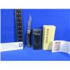 Image 2 : Buck Model 110 Folding Lock Blade Knife with Leather Sheath