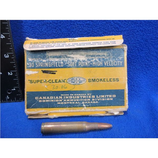Collector Ammo - 30-06 Sprg CIL Dominion (Pick Up or Ship by UPS Only)