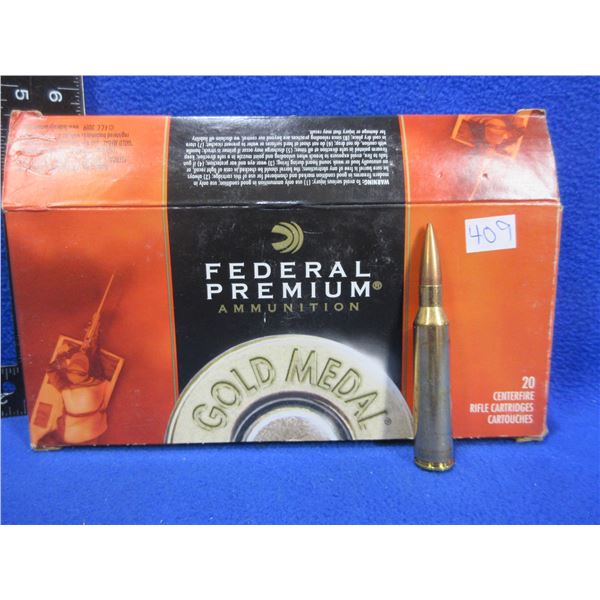 338 Lapua Mag 300gr BTHP Federal (Pick Up or Ship by UPS Only)