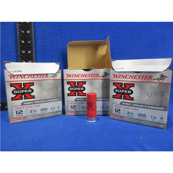 12 Ga. 2 3/4" 4 Shot Winchester Shotshells (Pick Up or Ship by UPS Only)