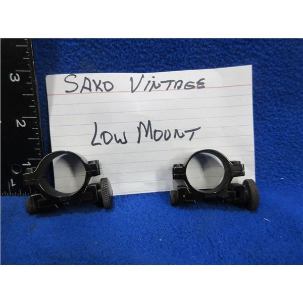 Vintage Sako 1" Steel Low Rings
