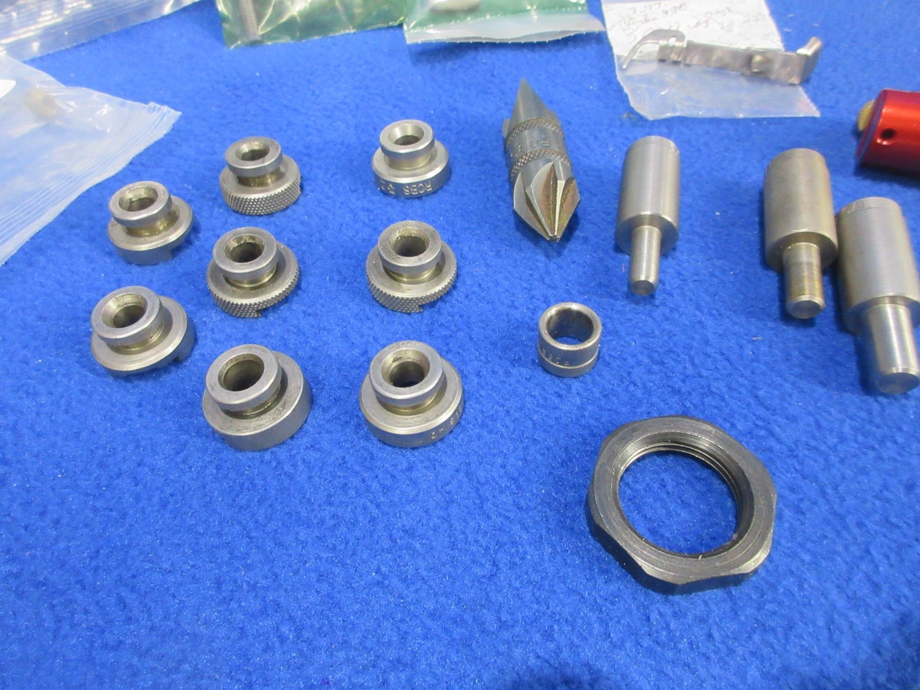 Lot of Misc. Reloading Tools - Shell Holders, Decappers, Deburring ...