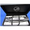 Image 3 : William Henry Black Gold Folding Lock Blade Knife - 3" Blade