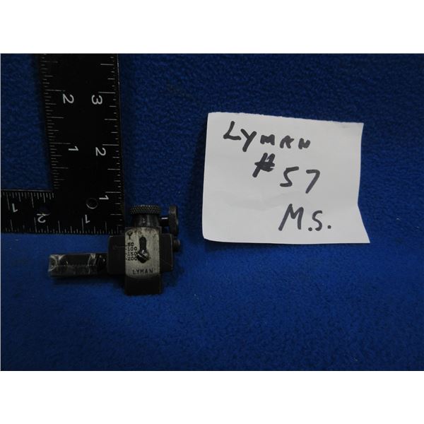 Lyman #57MS Rear Peep Sight with Screws
