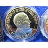 Image 2 : 3 USA Presidential Challenge Coins - Air Force One, Barack Obama, Seal of the President