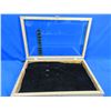 Image 1 : Wood and Glass Display Case - 21 1/4" x 14" x 2 1/2"