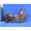 Image 2 : 2 Leather Holsters - Tex Shoemaker 32 PC L and Alessi
