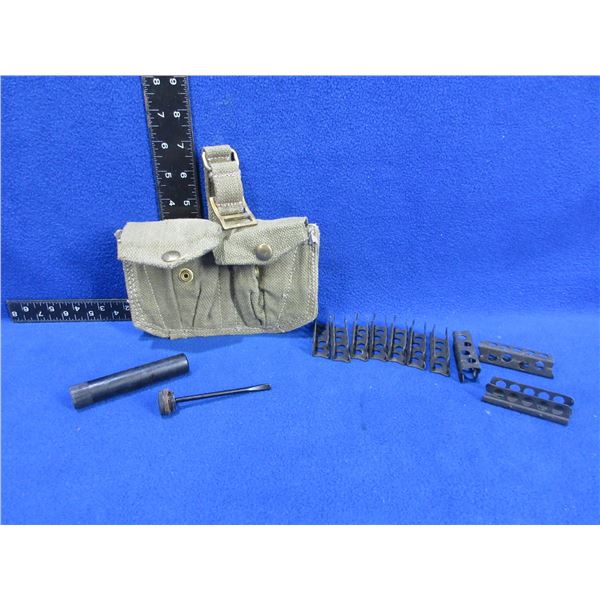 Lee Enfield Kit - 10 Stripper Clips, Oiler & Pouch