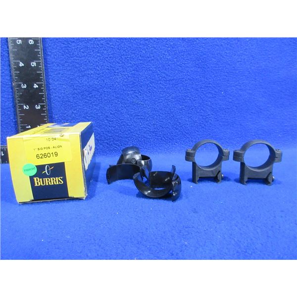 1" Medium Steel Rings and 1"/30MM Offset Scope Ring Inserts