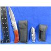 Image 1 : Folding Blade Lock Knife & Swiss Style Knife with Sheaths