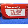 Image 2 : 30 Cal. .308" 220gr RN Hornady Bullets - Box of 46