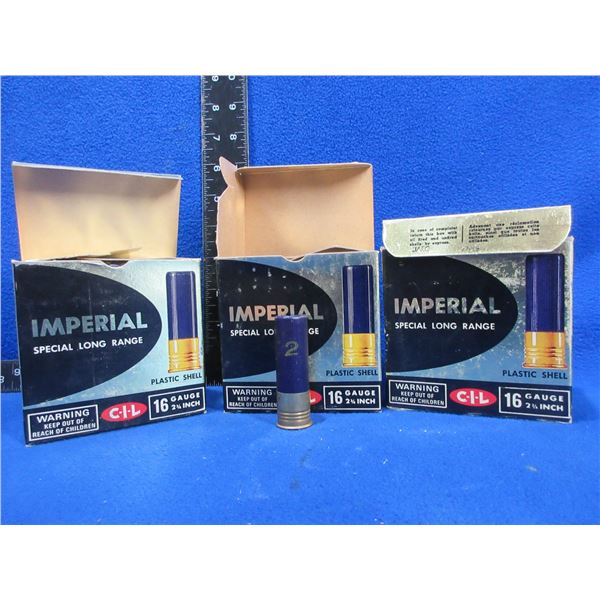 16 Ga. 2 3/4" 2 Shot Imperial Shotshells (Pick Up or Ship by UPS Only)