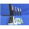 Image 1 : 4 Folding Lock Blade Knives - Frost Cutlery - Appear Unused