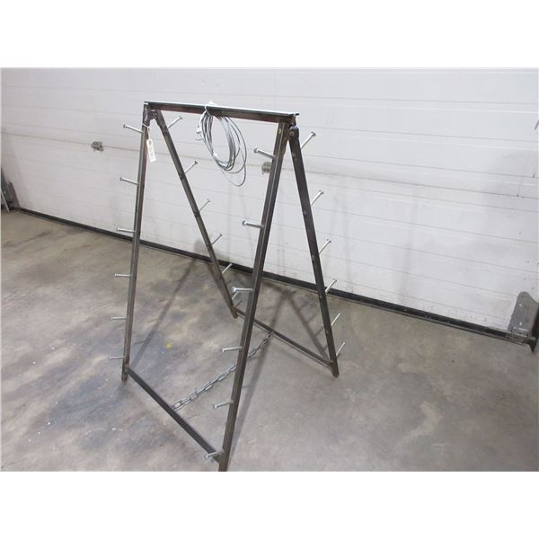 12 Gun Rack - Steel - Approx. 39" High x 24" Wide