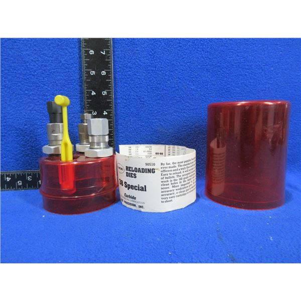 Lee 38 Spl Carbide 3 Die Set with Powder Measure