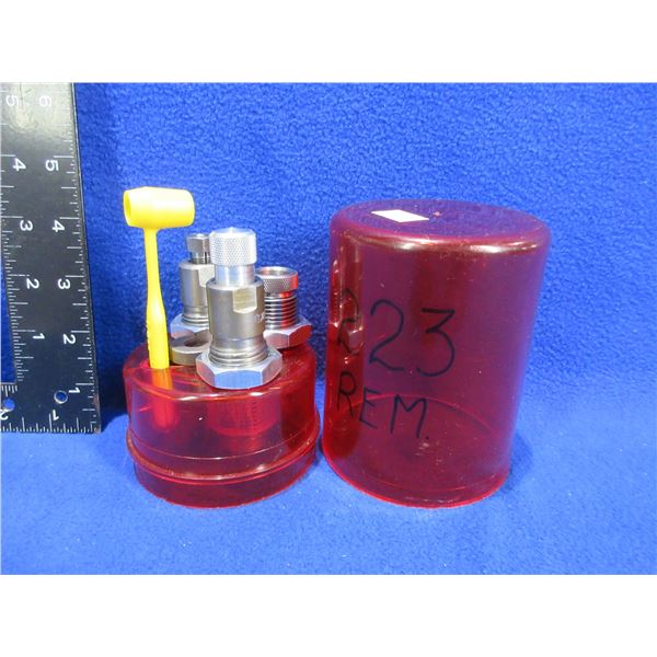Lee 223 Rem. 3 Die Set with Shell Holder # 4 & Powder Measure