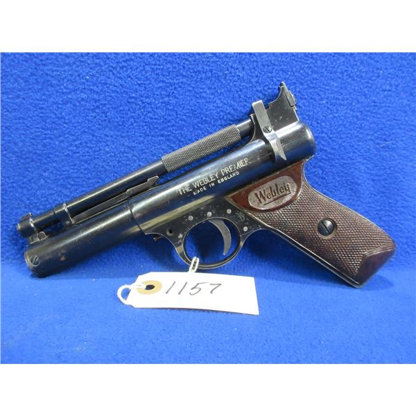 No PAL Required - Webley & Scott Premier Air Pistol in .177 Cal.