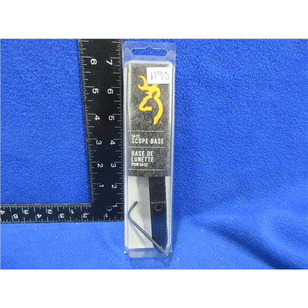 Browning SA-22 Scope Base - Appears New