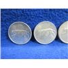 Image 2 : 4 - 1967 Canadian 25 Cent Coins - .800 Silver