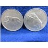 Image 3 : 4 - 1967 Canadian 25 Cent Coins - .800 Silver