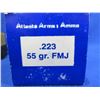 Image 2 : 223 Rem. 55gr FMJ Atlanta Arms (Pick Up or Ship by UPS Only)