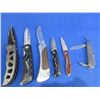 Image 1 : 5 Folding Lock Blade Knives and a Multi-Tool Knife