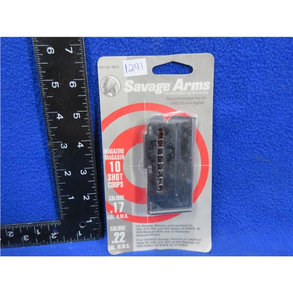 17 HMR/22WMR Savage - 10 Round Magazine - PAL Required