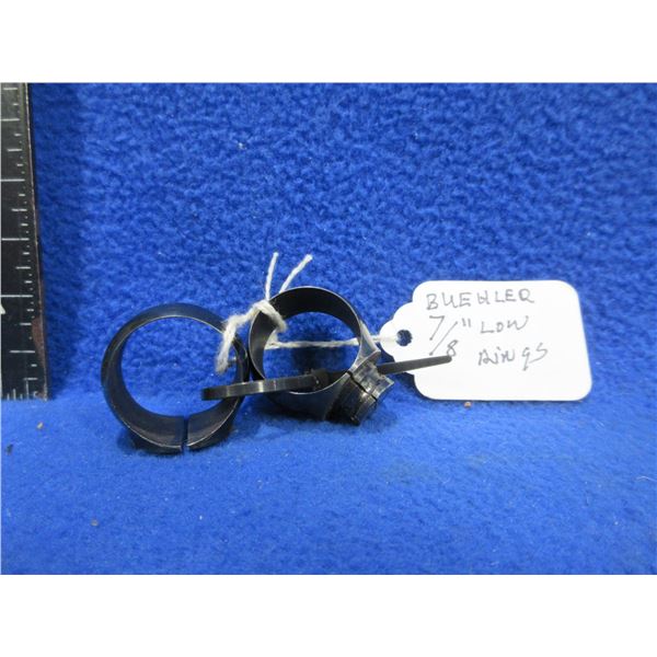 Buehler 7/8" Low Rings
