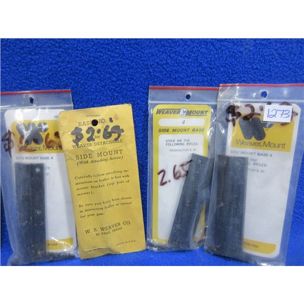 4 Weaver # 4 Side Mount Bases