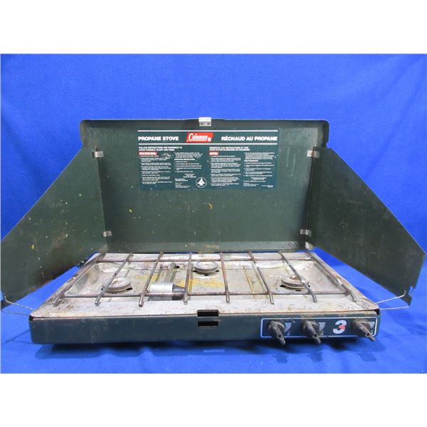 Coleman 3 Burner Propane Stove 5433-700C - 7500 BTUH Per Burner