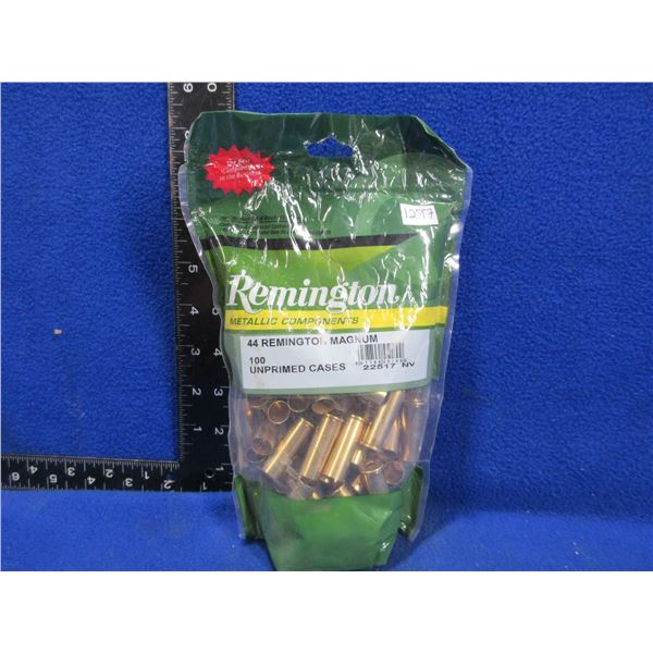 NEW - Brass Only - 44 Rem. Mag Unprimed Remington - Bag of 100