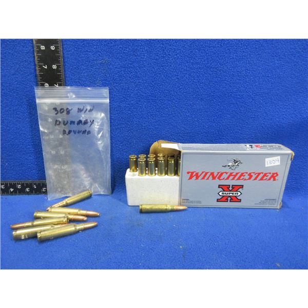 308 Win. Cartridges & Dummy Rounds (Pick Up or Ship by UPS Only)