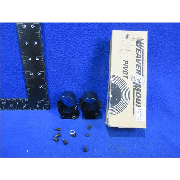 Weaver 1" Pivot Mount High Rings for Savage 99